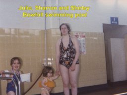 13 Julie, Sharron and Shirley in Bowhill swimming pool